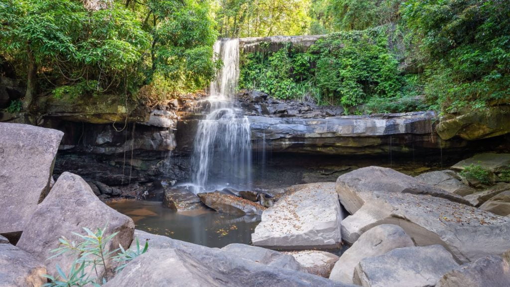 Huang Nam Keaw Waterfall - cascade à Koh Kood Thaïlande