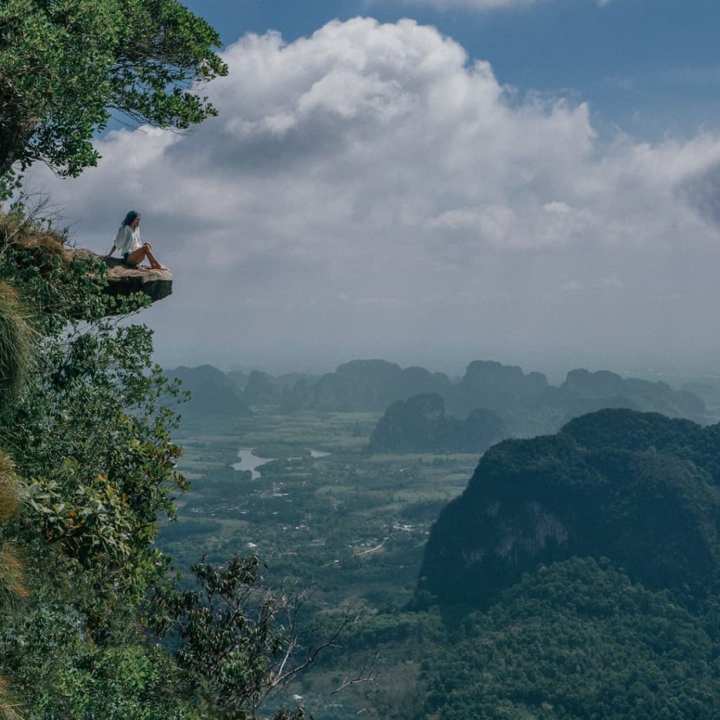 View from the top of Dragon Crest Mountain in Krabi