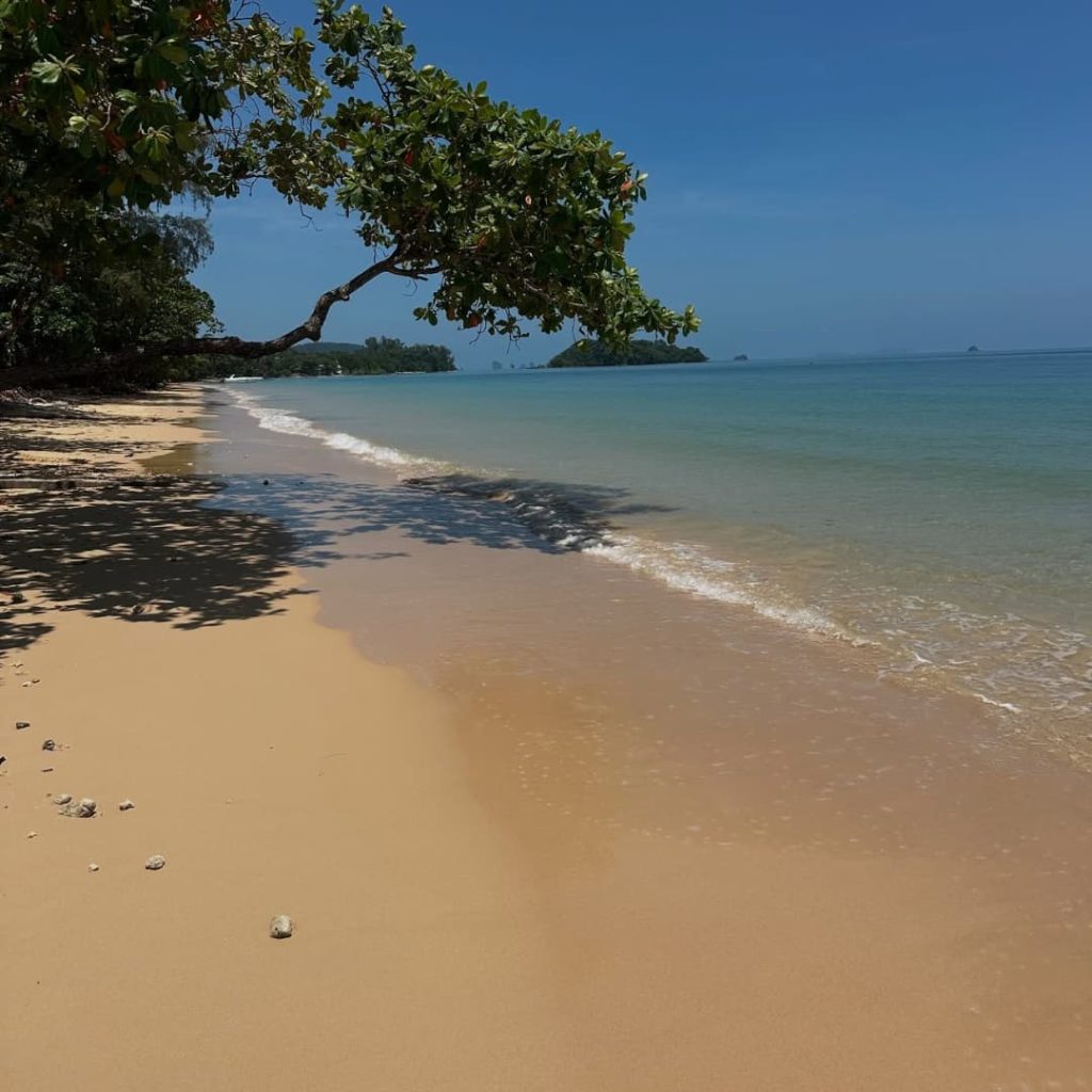Klong Muang deserted beach in Krabi