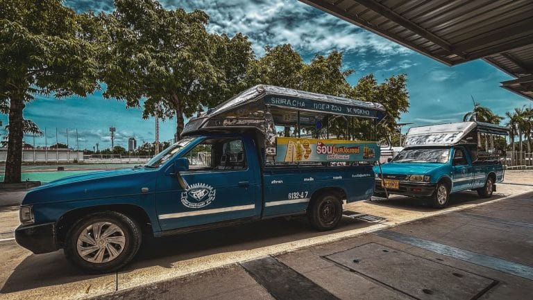 Les songthaews : se déplacer d'un point A à un point B comme un local