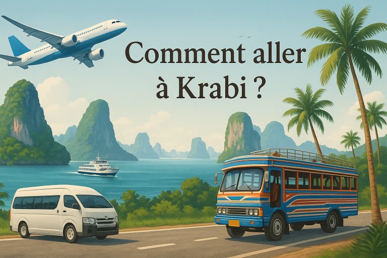 Les différents moyens de transport pour aller à Krabi
