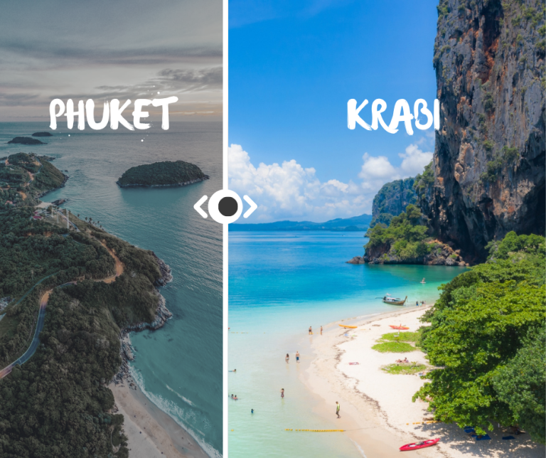 Comparaison entre Phuket et Krabi