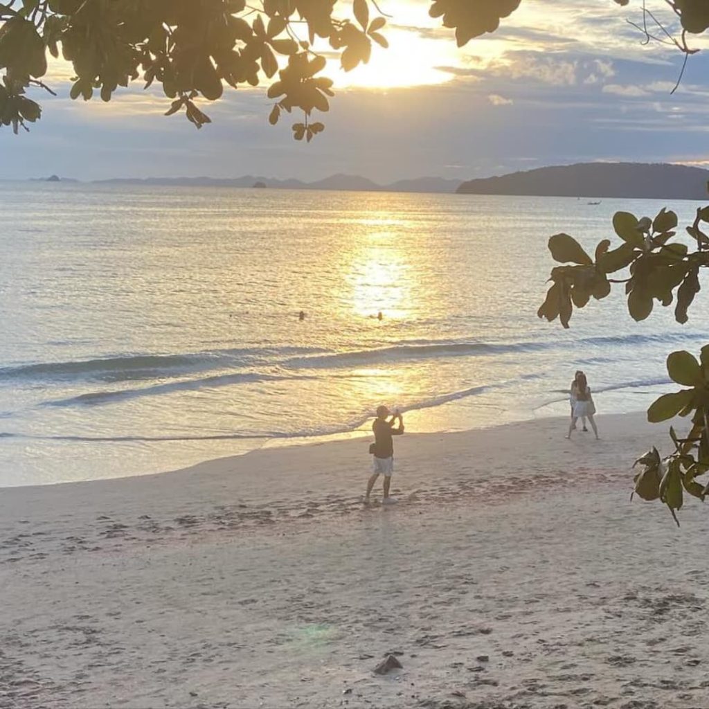 Coucher de soleil à Ao Nang Krabi