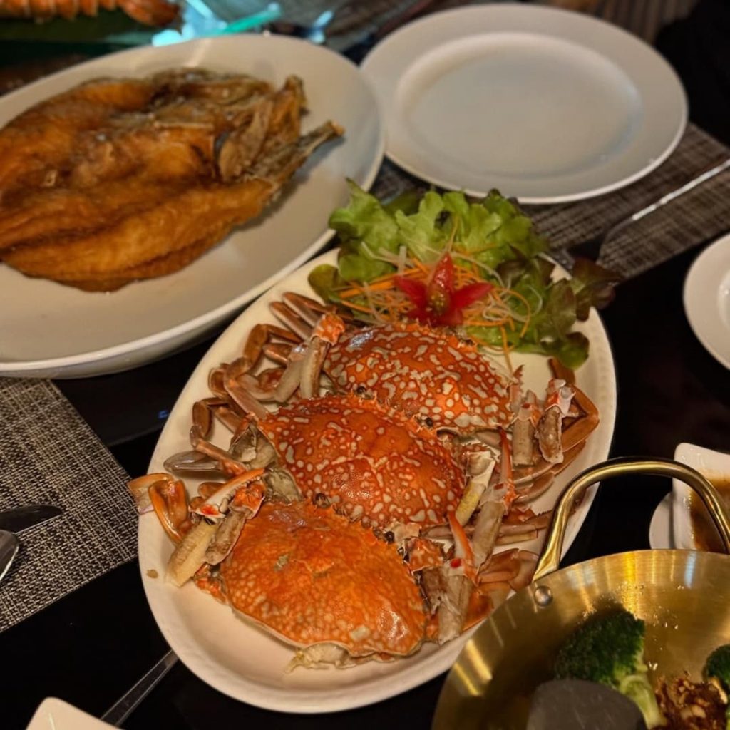 Crabes au restaurant Lae Lay Grill à Ao Nang Krabi