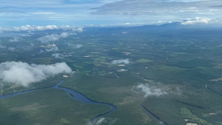 Vue aérienne de la province de Krabi
