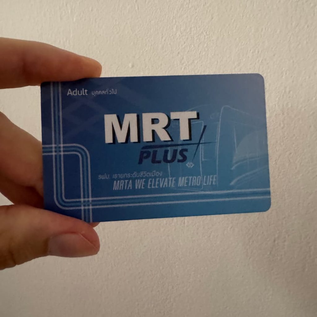 MRT Plus Card - Métro Bangkok Thaïlande