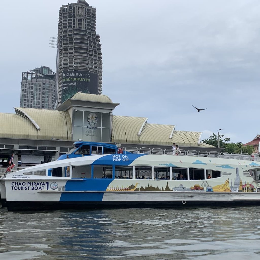 Chao Phraya Tourist Boat blue