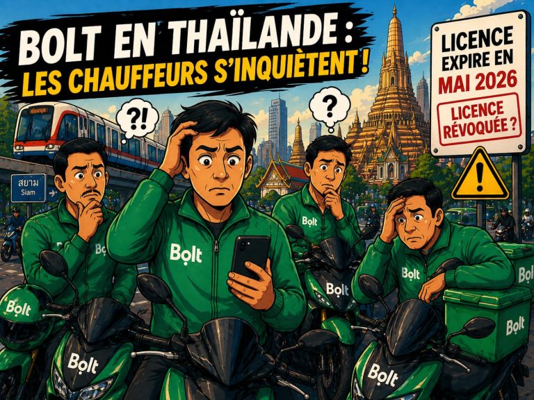 Bolt Thaïlande 2026 bientôt interdit