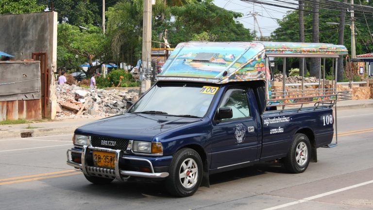 Songthaew à Pattaya prix 2026