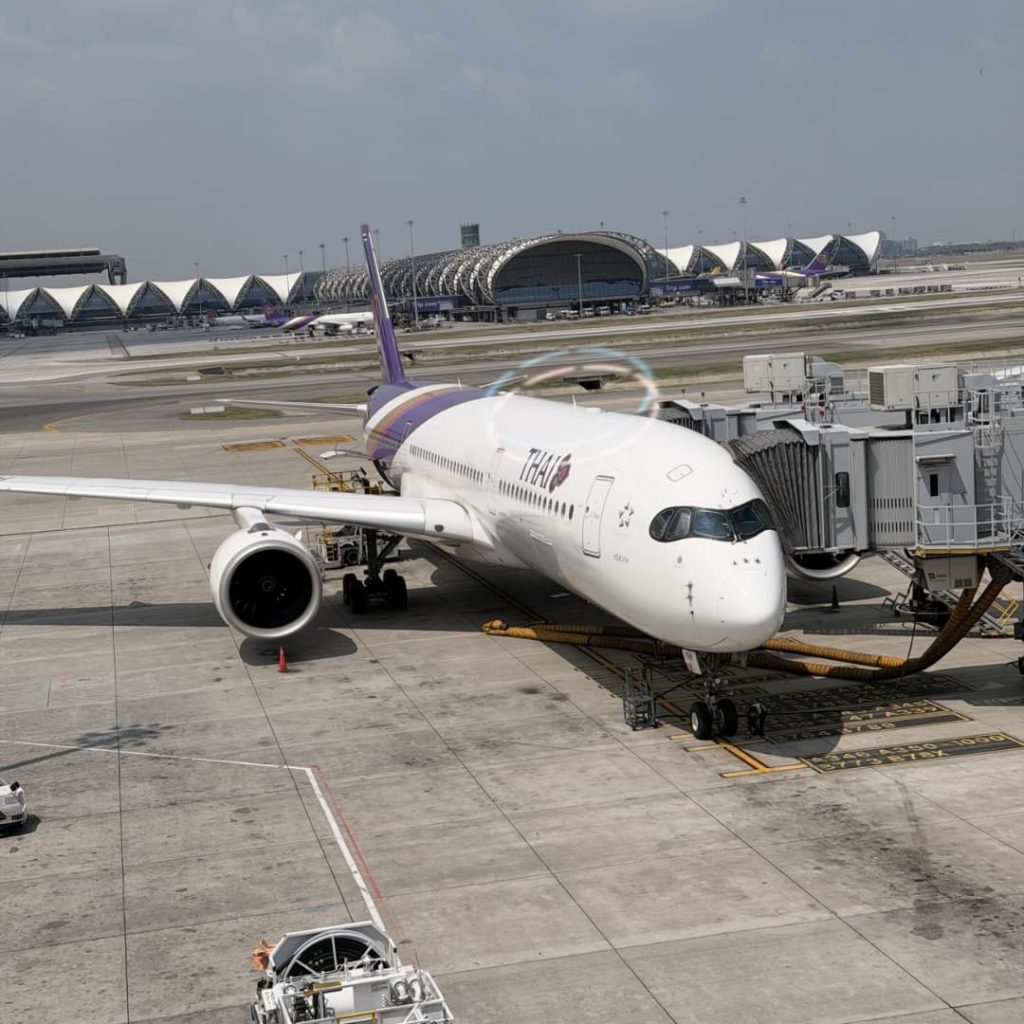 thai airways vol internet thailande suvarnabhumi
