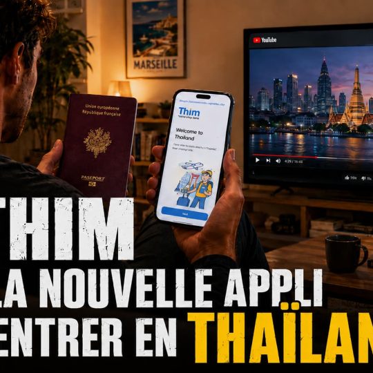 THIM la nouvelle application pour entrer en Thaïlande en 2026
