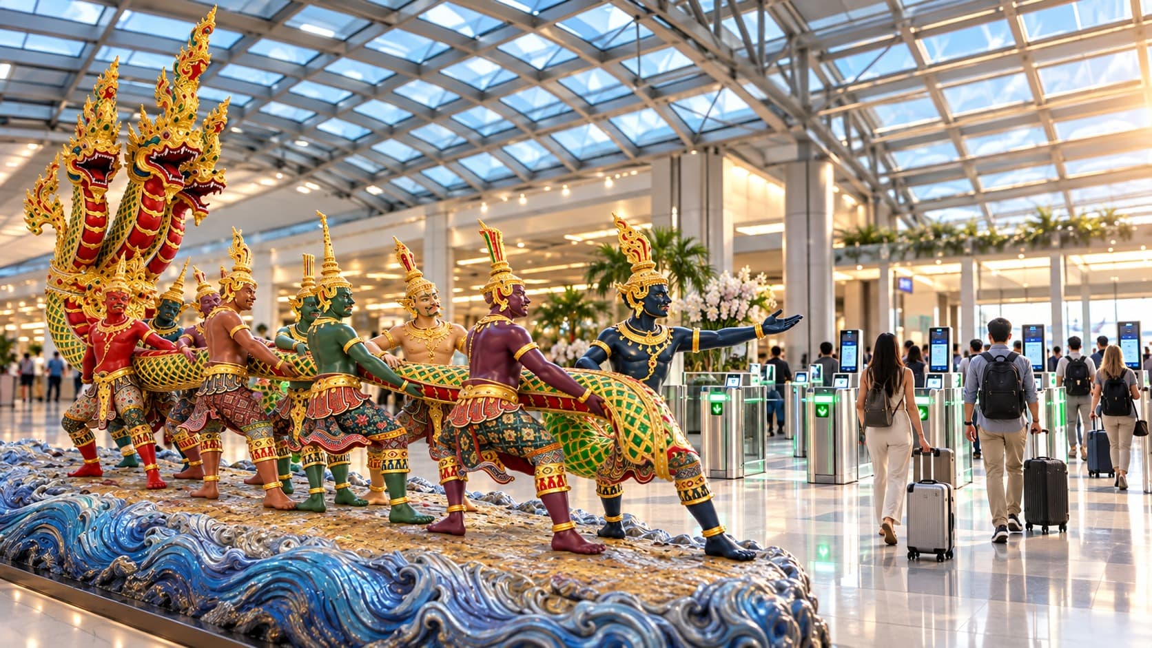 E-gates à Suvarnabhumi : la France dans la liste des 33 nationalités éligibles