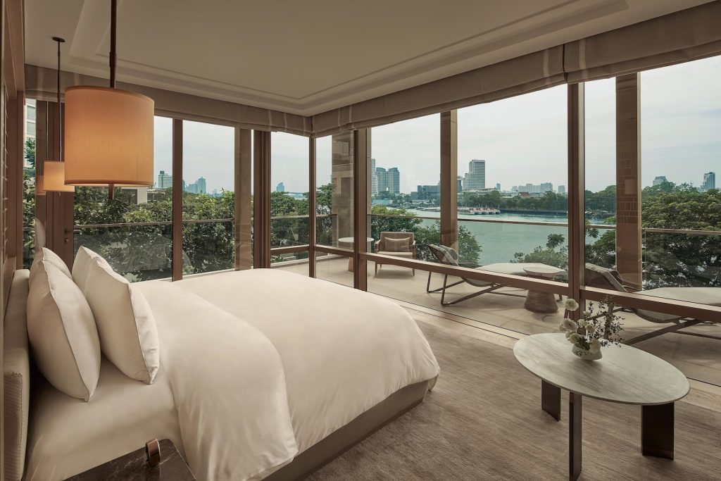 chambre hotel Capella Bangkok avec vue