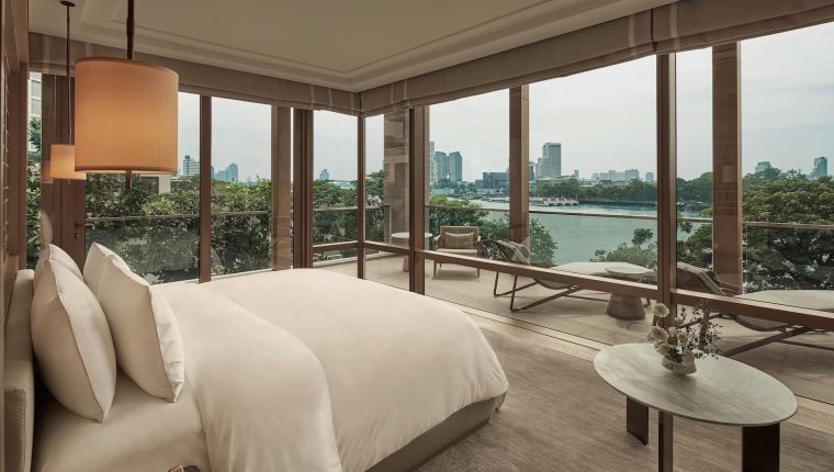 chambre hotel Capella Bangkok avec vue