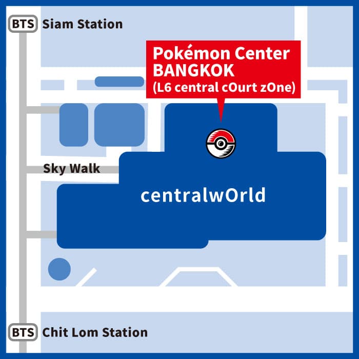 localisation pokemon center bangkok