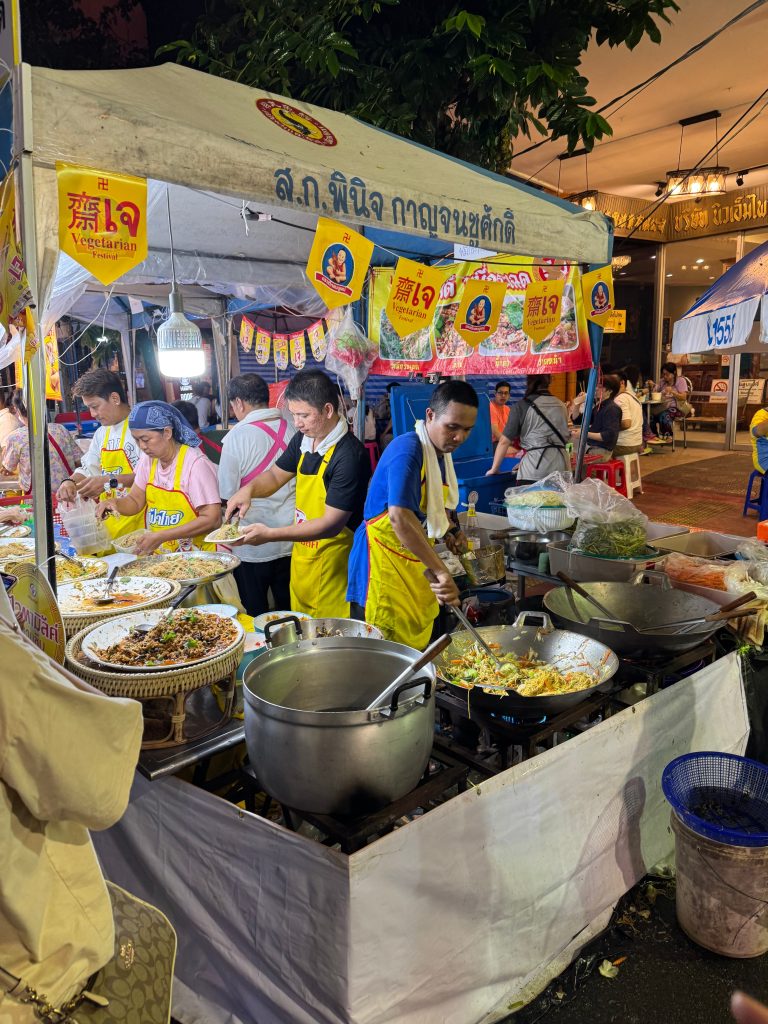 nourriture festival végétarien yaowarat bangkok