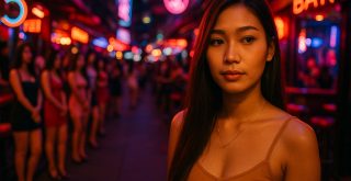 Scène de vie nocturne en Thaïlande illustrant la complexité du tourisme sexuel à Bangkok